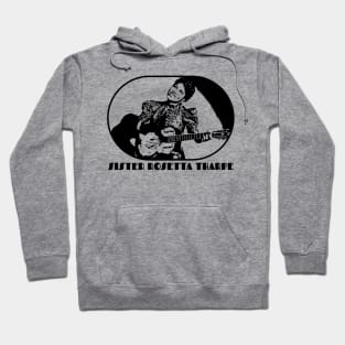 SISTER ROSETTA THARPE (Black Print) Hoodie